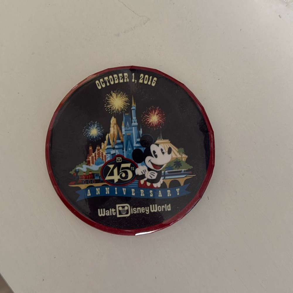 Disney World 45th anniversary pin